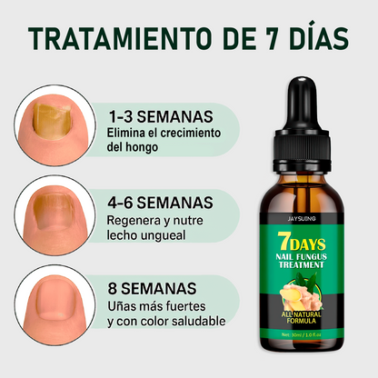 TRATAMIENTO ANTI HONGOS 7 DÍAS 100% NATURAL 2x1
